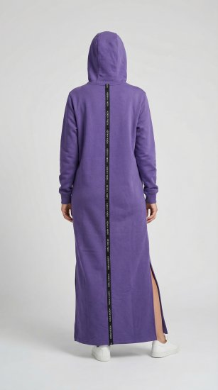 Nora Mikken MARI Maxi Hoodie Dress Purple - Sudaderas - Jerséis y sudaderas de mujer