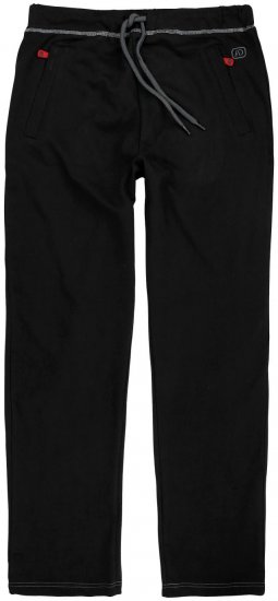 Adamo Markus Sweatpants with draw-cord Black - Pantalones y cortos de chándal - Pantalones y Pantalones cortos de chándal - 2XL-12XL