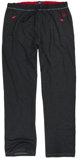 Adamo Markus Sweatpants with draw-cord Charcoal - Pantalones y cortos de chándal - Pantalones y Pantalones cortos de chándal - 2XL-12XL
