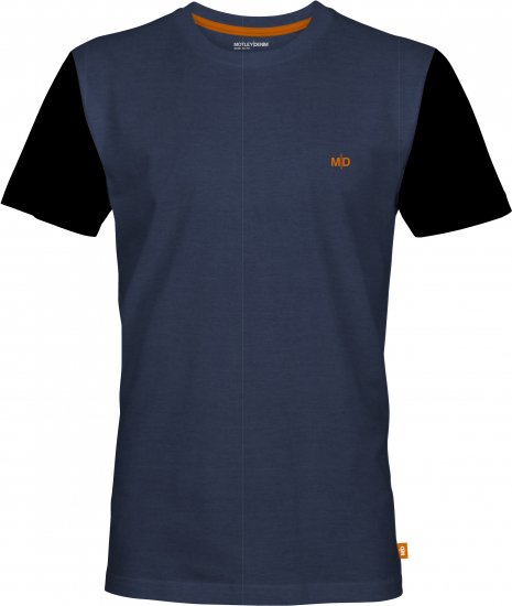Motley Denim Granada Black Short Sleeved T-Shirt Dark Indigo - Camisetas - Camisetas - 2XL-14XL