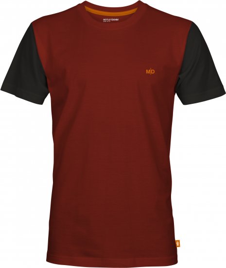 Motley Denim Granada Black Short Sleeved T-Shirt Red - Camisetas - Camisetas - 2XL-14XL