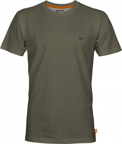 Motley Denim Malaga T-Shirt Dark Khaki - Camisetas - Camisetas - 2XL-14XL
