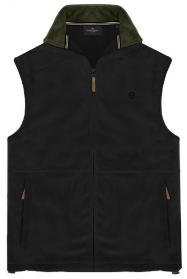 Double Outfitters MFT-7089 Sleeveless Fleece Vest Black - Chaquetas - Chaquetas Tallas Grandes 2XL-8XL