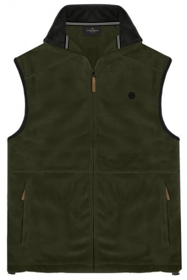 Double Outfitters MFT-7089 Sleeveless Fleece Vest Khaki - Chaquetas - Chaquetas Tallas Grandes 2XL-8XL