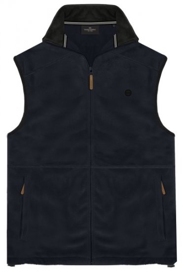 Double Outfitters MFT-7089 Sleeveless Fleece Vest Navy - Chaquetas - Chaquetas Tallas Grandes 2XL-8XL