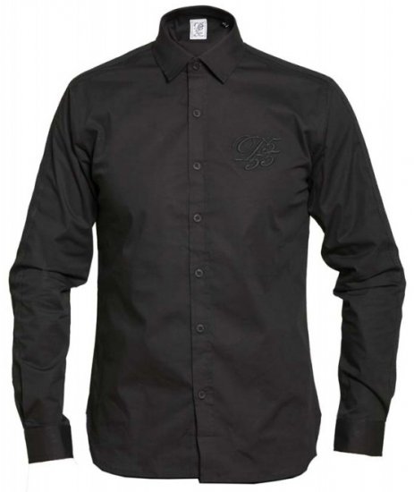 D555 Michael Couture Stretch Shirt Black - Camisas - Camisas 2XL-10XL