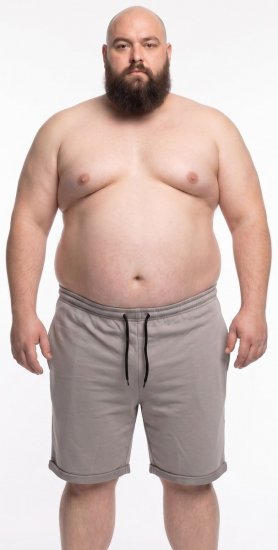 20 Nodi Bora Pantalón corto de chándal Gris - Pantalones y cortos de chándal - Pantalones y Pantalones cortos de chándal - 2XL-12XL