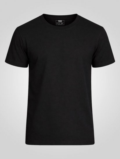 D555 Smartly Camiseta cuello redondo Negro pack de 5 - Camisetas - Camisetas - 2XL-14XL