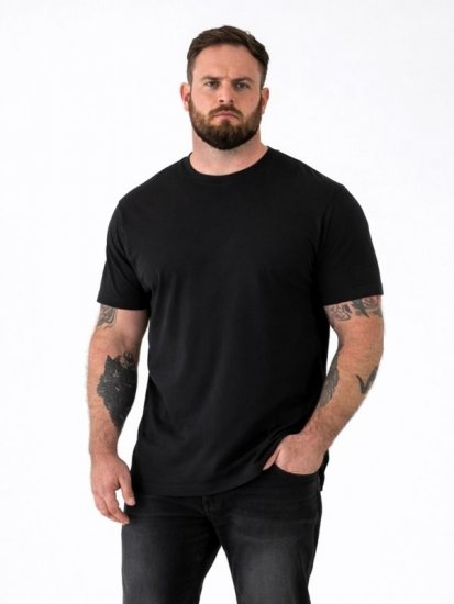 D555 Smartly Camiseta cuello redondo Negro pack de 5 - Camisetas - Camisetas - 2XL-14XL