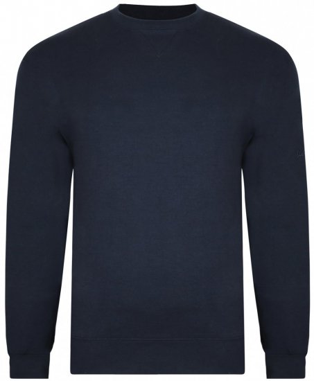 Kam Jeans 502 Sudadera Azul marino TALL - ROPA DE HOMBRE MT-6XLT - Tamaños de talle alto