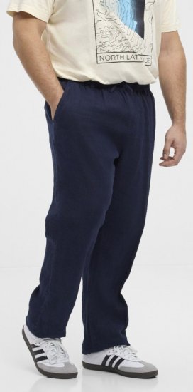 North Latitude 51142 Pantalón de lino con cintura elástica Azul marino - Vaqueros & pantalones - Vaqueros y Pantalones - W40-W70