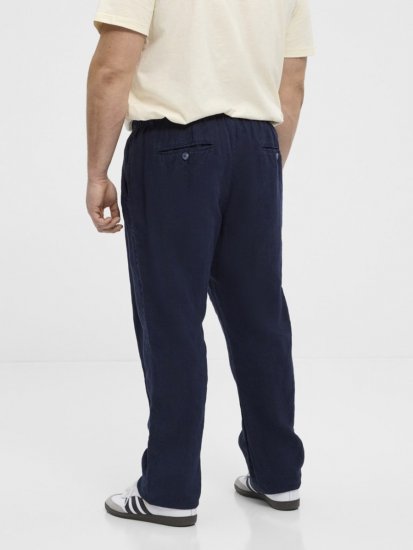 North Latitude 51142 Pantalón de lino con cintura elástica Azul marino - Vaqueros & pantalones - Vaqueros y Pantalones - W40-W70