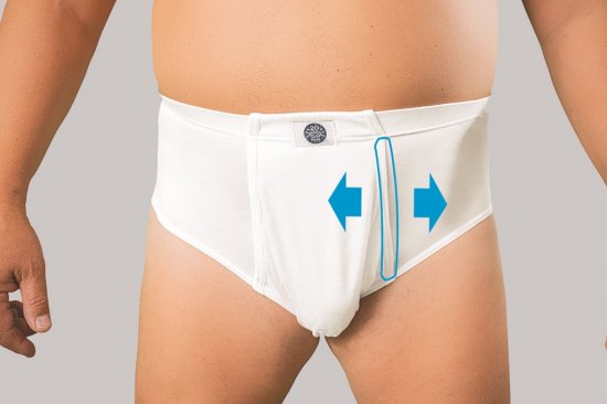 20 Nodi Combed Cotton Jersey Briefs with High Side Cut and Side Opening White - Ropa interior - Ropa interior 2XL-8XL