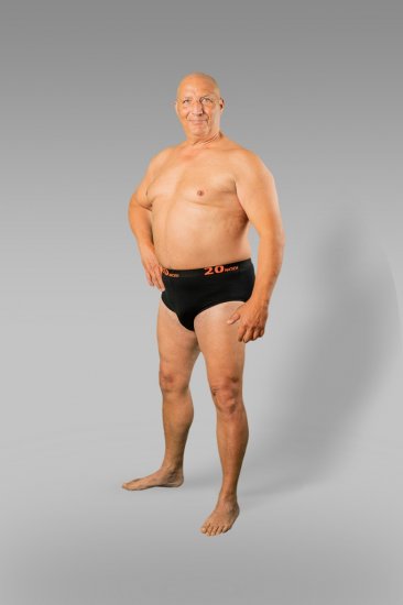 20 Nodi Stretch Cotton Briefs with Medium Side Cut Assorted 3-pack Black/Blue - Ropa interior - Ropa interior 2XL-8XL