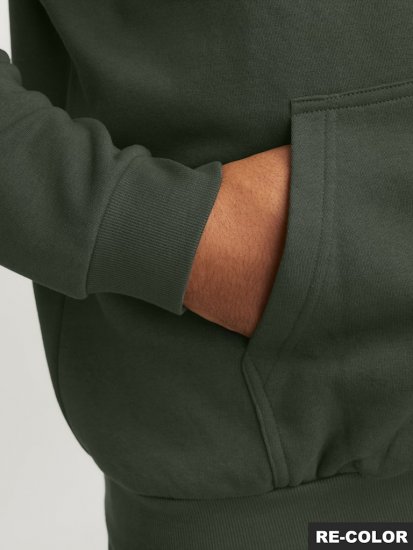 Jack & Jones Bradley Hoodie Dark Green - Sudaderas - Sudaderas 2XL-12XL