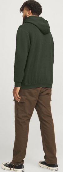 Jack & Jones Bradley Hoodie Dark Green - Sudaderas - Sudaderas 2XL-12XL