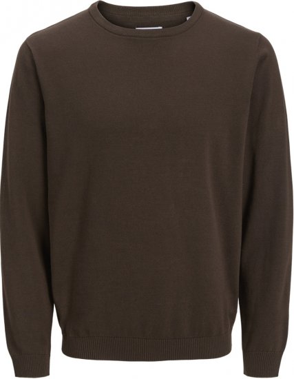 Jack & Jones BASIC Knitted Sweater Brown - Sudaderas - Sudaderas 2XL-12XL