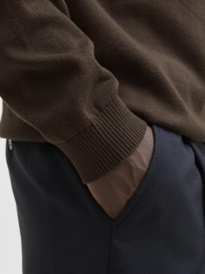 Jack & Jones BASIC Knitted Sweater Brown - Sudaderas - Sudaderas 2XL-12XL