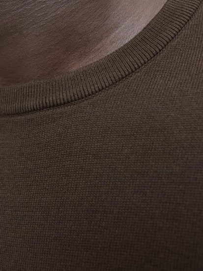Jack & Jones BASIC Knitted Sweater Brown - Sudaderas - Sudaderas 2XL-12XL