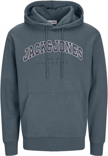 Jack & Jones CALEB Hoodie Blue - Sudaderas - Sudaderas 2XL-12XL