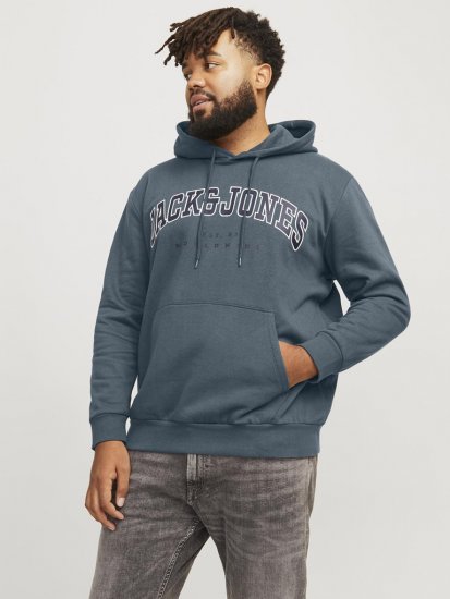 Jack & Jones CALEB Hoodie Blue - Sudaderas - Sudaderas 2XL-12XL