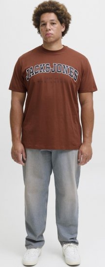 Jack & Jones Caleb Varsity T-Shirt Red - Camisetas - Camisetas - 2XL-14XL