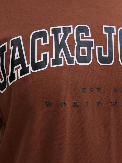 Jack & Jones Caleb Varsity T-Shirt Red - Camisetas - Camisetas - 2XL-14XL