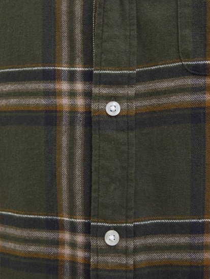 Jack & Jones Classic Flannel Long Sleeve Shirt Green - Camisas - Camisas 2XL-10XL