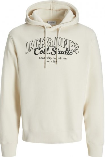 Jack & Jones Makoto Hoodie White - Sudaderas - Sudaderas 2XL-12XL