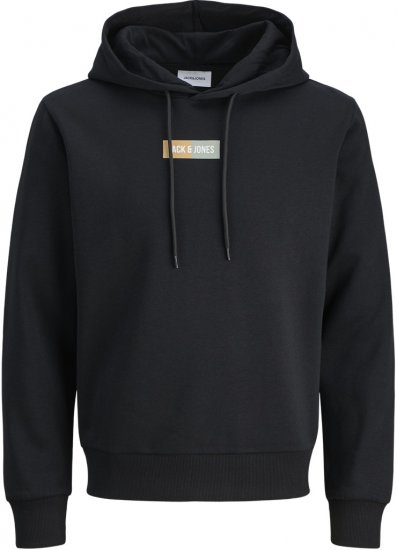 Jack & Jones Pan Hoodie Black - Sudaderas - Sudaderas 2XL-12XL