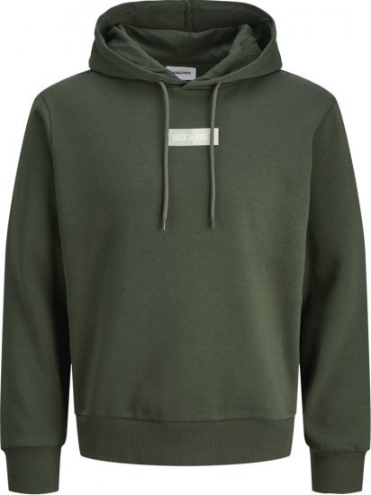 Jack & Jones Pan Hoodie Green - Sudaderas - Sudaderas 2XL-12XL