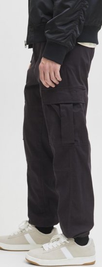 Jack & Jones Jonnie Cuffed Cargo Pants Black - Vaqueros & pantalones - Vaqueros y Pantalones - W40-W70