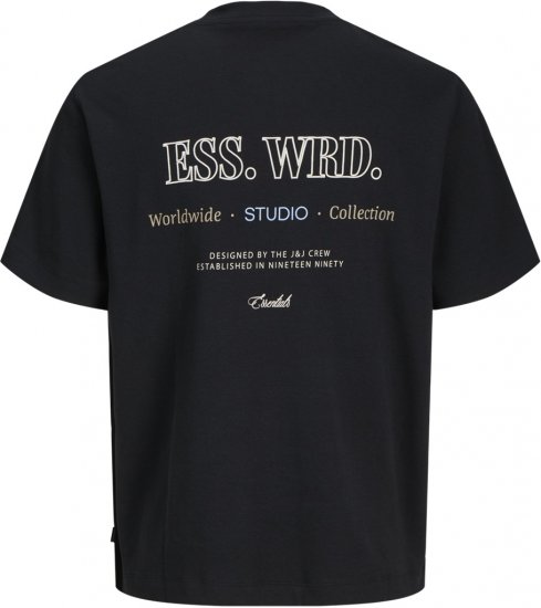 Jack & Jones Urban Edge Studio T-shirt Black - Camisetas - Camisetas - 2XL-14XL