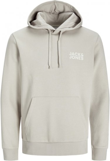 Jack & Jones ECORP Hoodie Grey - Sudaderas - Sudaderas 2XL-12XL