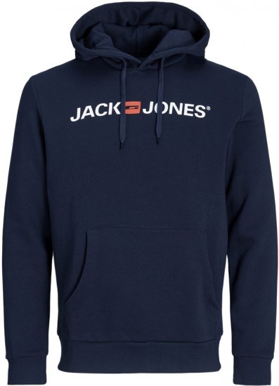 Jack & Jones ECORP Old Logo Hoodie Blue - Sudaderas - Sudaderas 2XL-12XL