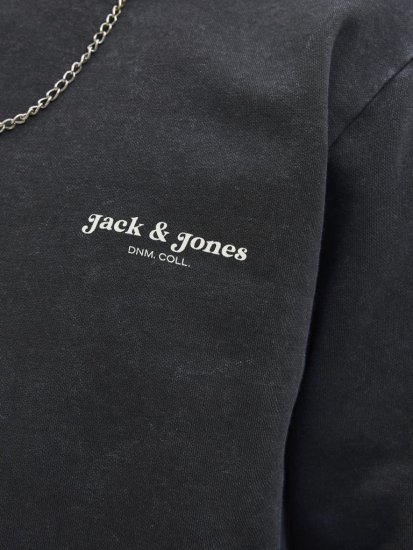 Jack & Jones Dover Sweatshirt Black - Sudaderas - Sudaderas 2XL-12XL