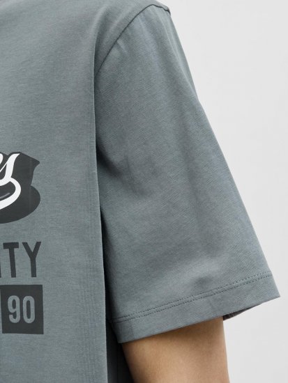 Jack & Jones Logo 2COL T-shirt Grey - Camisetas - Camisetas - 2XL-14XL
