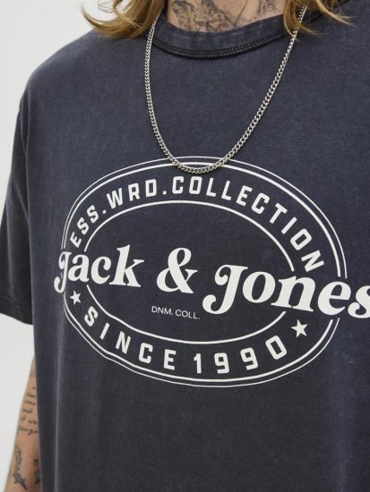 Jack & Jones Dover T-Shirt Short Sleeve Black - Camisetas - Camisetas - 2XL-14XL