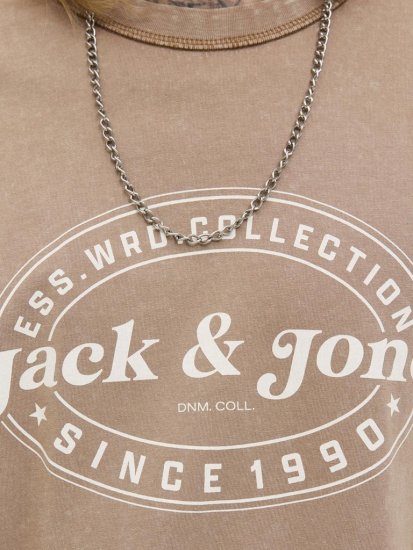 Jack & Jones Dover T-shirt Short Sleeve Brown - Camisetas - Camisetas - 2XL-14XL