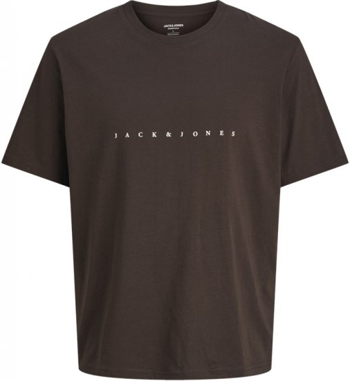 Jack & Jones STAR T-shirt Brown - Camisetas - Camisetas - 2XL-14XL