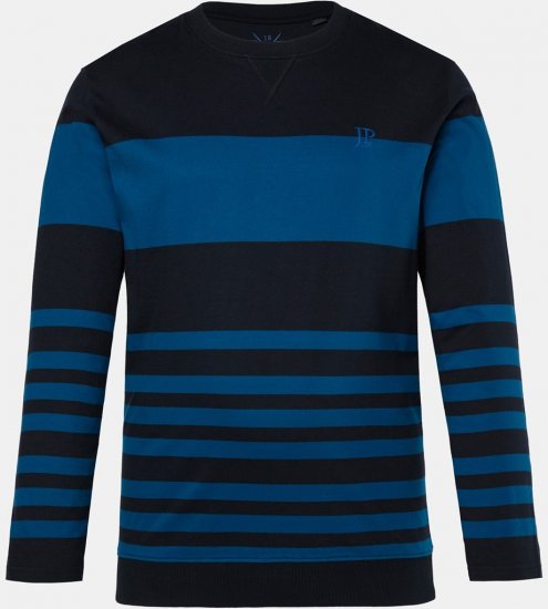 JP1880 Pyjamas Two-piece Long Sleeve with Stripes Blue - Ropa interior - Ropa interior 2XL-8XL