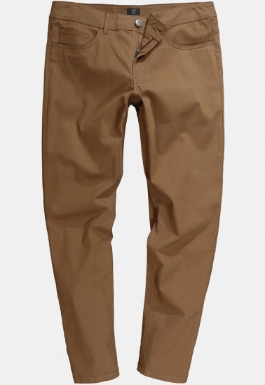 JP1880 Twill Trousers Belly Fit 5-Pocket Brown - Vaqueros & pantalones - Vaqueros y Pantalones - W40-W70