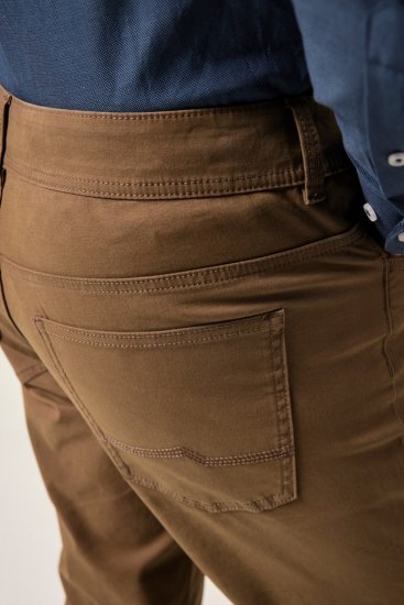 JP1880 Twill Trousers Belly Fit 5-Pocket Brown - Vaqueros & pantalones - Vaqueros y Pantalones - W40-W70