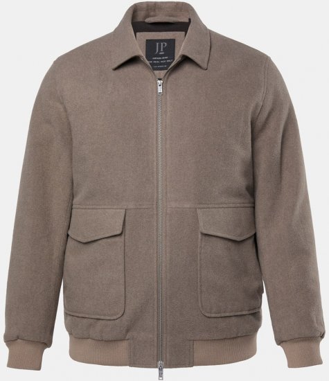 JP1880 Blouson Jacket Lightweight and Warm Brown - Chaquetas - Chaquetas Tallas Grandes 2XL-8XL