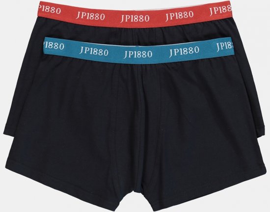 JP1880 FLEXNAMIC OEKO-TEX Boxer Shorts 2-Pack Black - Ropa interior - Ropa interior 2XL-8XL