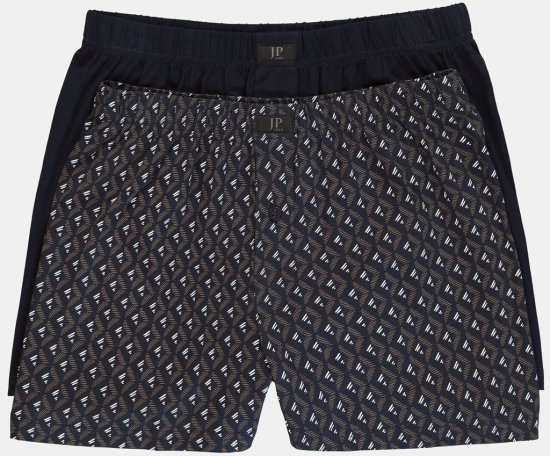 JP1880 OEKO-TEX Boxer Shorts Jersey 2-Pack Navy - Ropa interior - Ropa interior 2XL-8XL