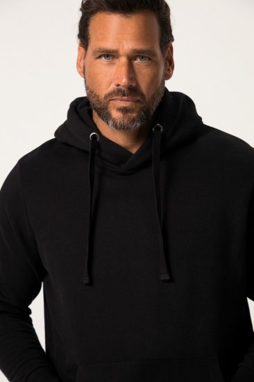 JAY-PI Hoodie with Soft Brushed Interior Black - Sudaderas - Sudaderas 2XL-12XL