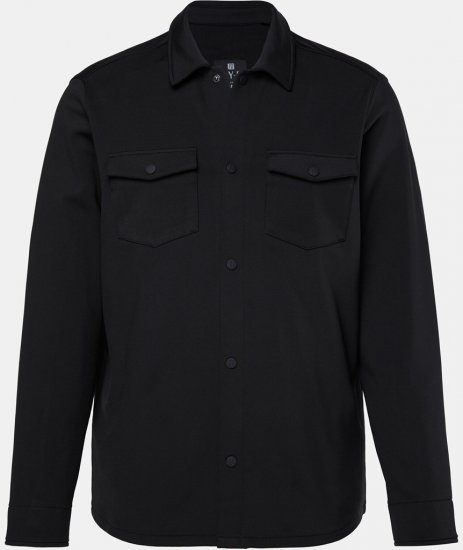 JAY-PI FLEXNAMIC® Sweat-Overshirt Black - Chaquetas - Chaquetas Tallas Grandes 2XL-8XL