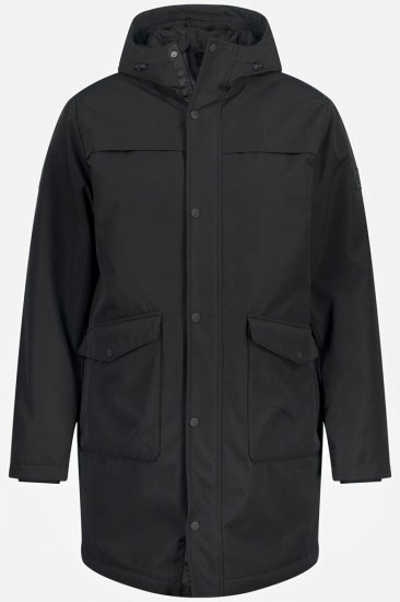 JP1880 Warm Parka with Wind Cuffs Black - Chaquetas - Chaquetas Tallas Grandes 2XL-8XL