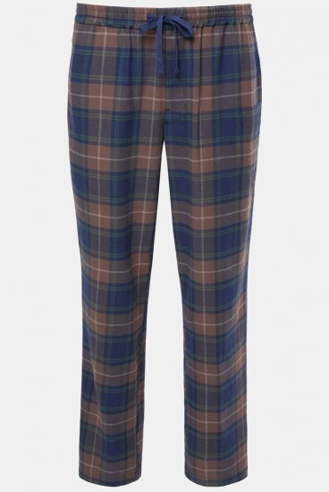 JP1880 Pyjama Trousers Flannel Check Brown - Ropa interior - Ropa interior 2XL-8XL